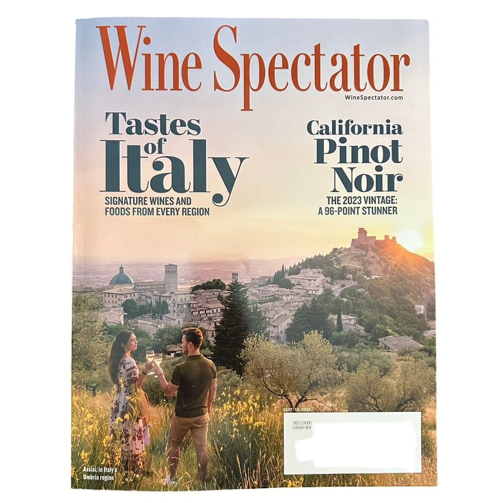 Wine Spectator Magazine September 30 2025 Tastes of Italy California Pinot Noir